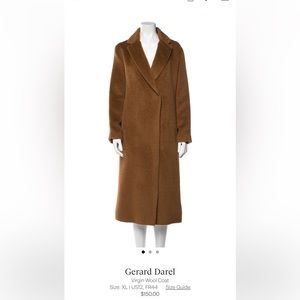 Gerard Darel Virgin Wool Coat